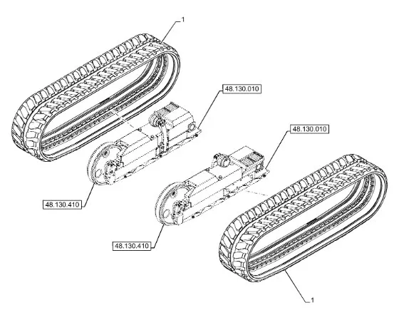 47592690 - гусеничная лента