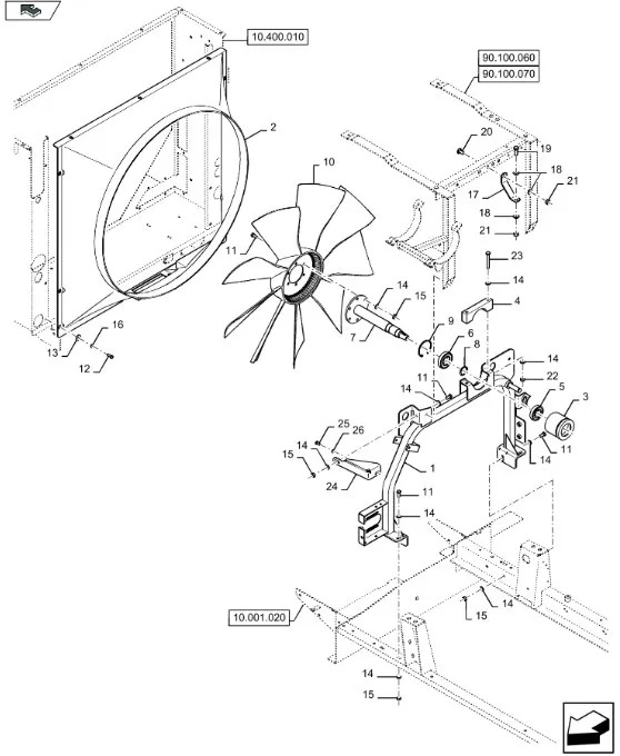 47396034 - Вал с фланцем